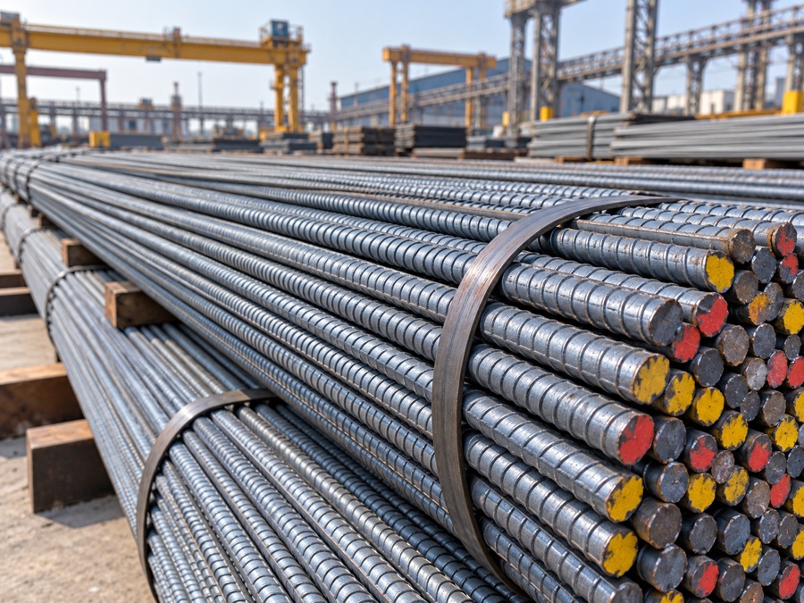 Thermo mechanically-treated steel bars