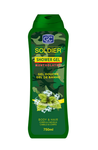 Soldier Mentholated Shower Gel