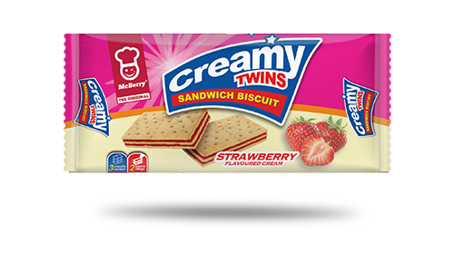 McBerry Creamy Twins Strawberry Sandwich Biscuit