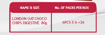 McBerry London Oat Choco 80g