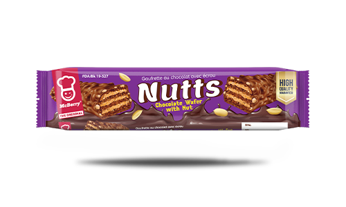 McBerry Nutts Chocolate Wafer