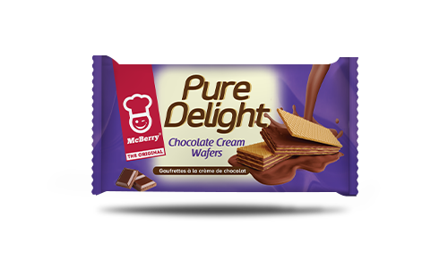 McBerry Pure Delight Chocolate Cream Wafers