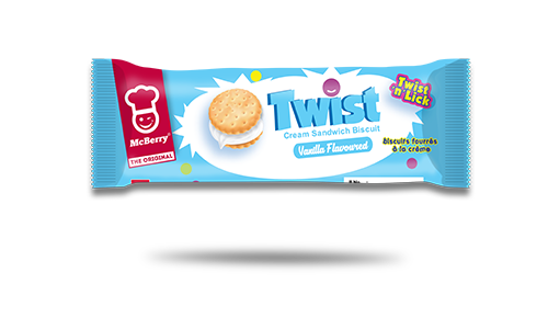McBerry Twist Cream Sandwich Biscuits Vanilla