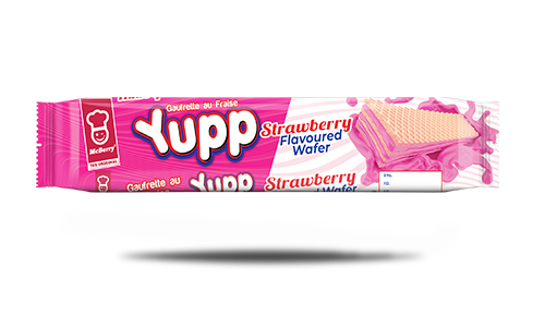 McBerry Yupp Strawberry Flavoured Wafer